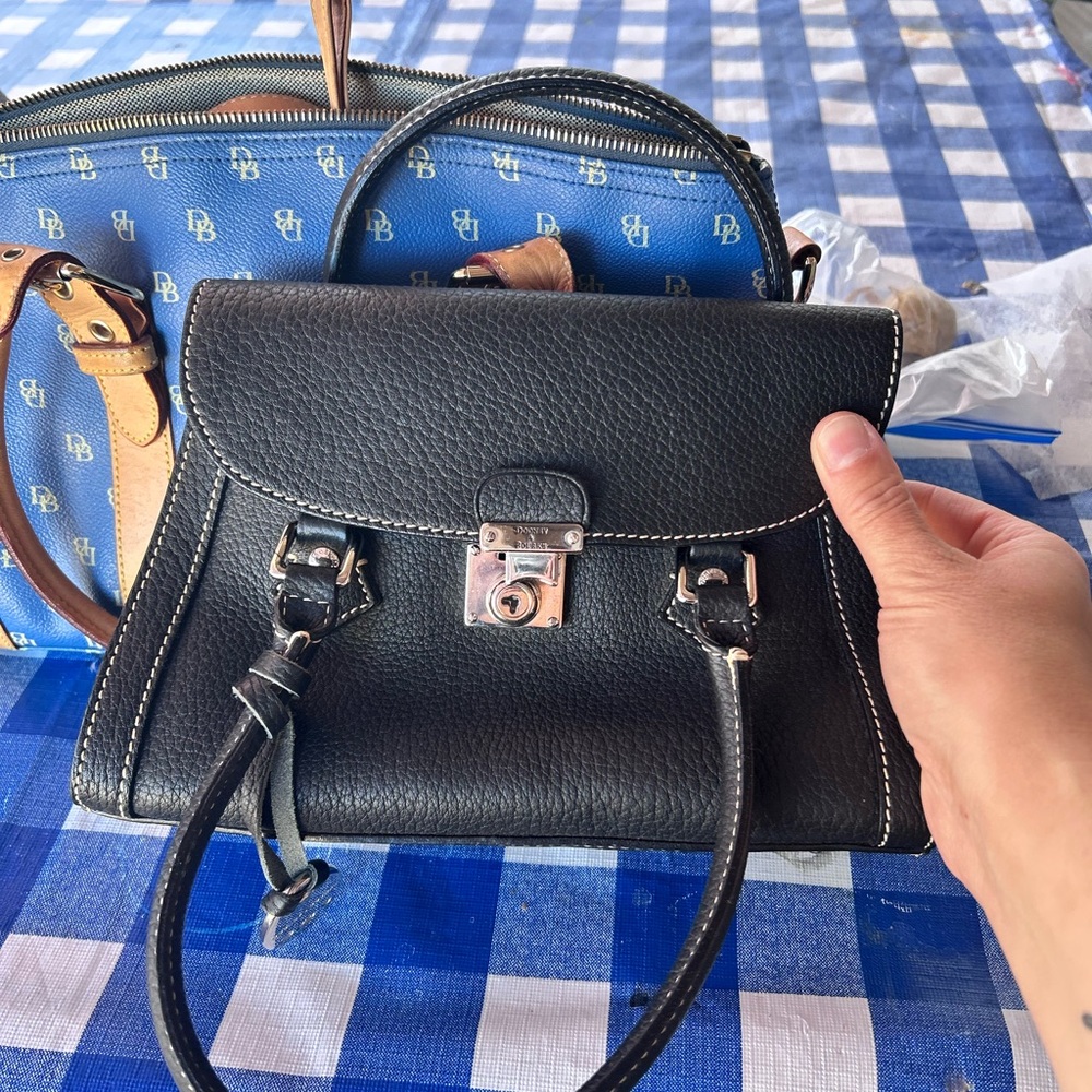 Dooney & Bourke Black Leather Satchel